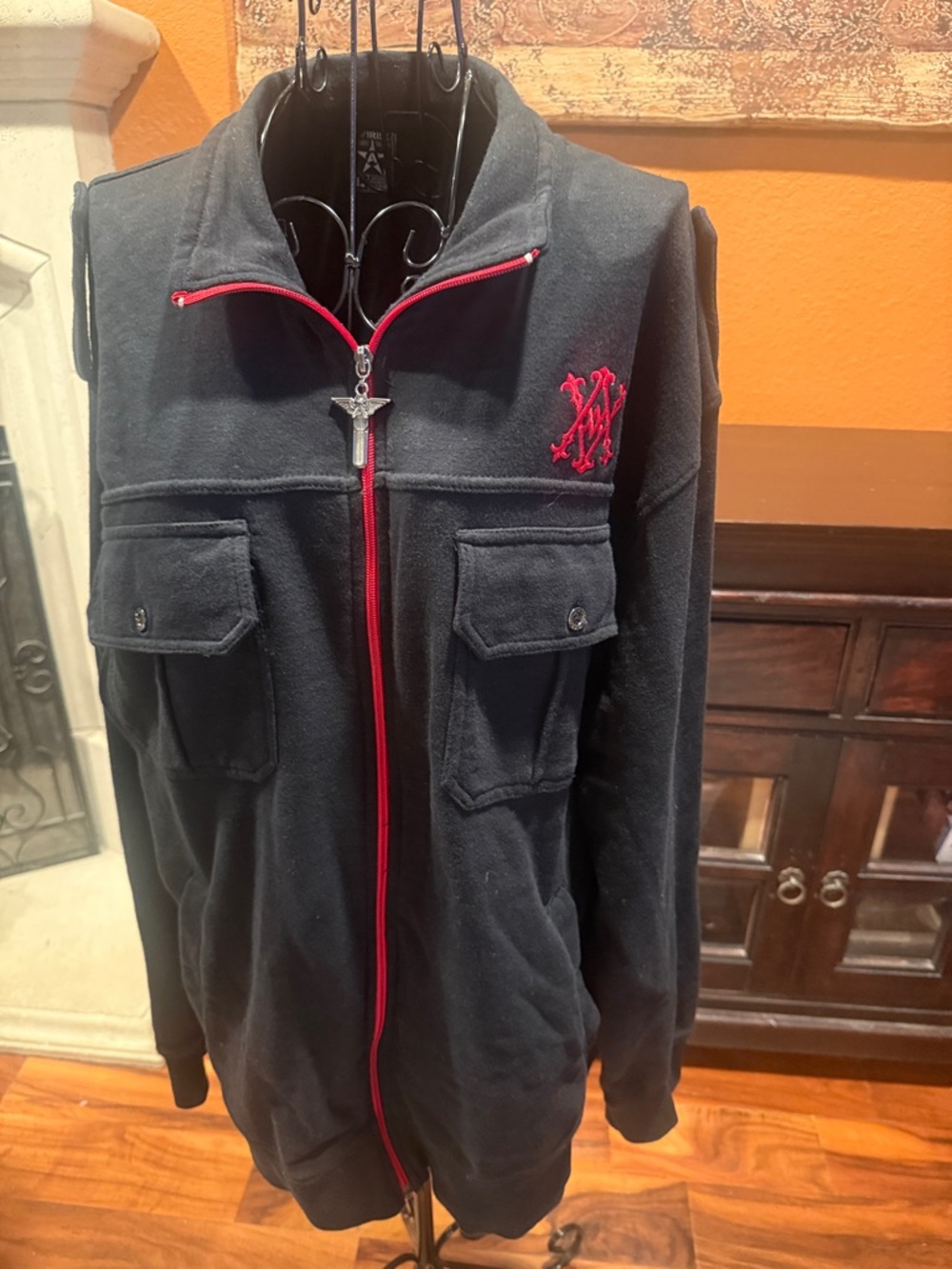 Large Vintage Avirex Full Zip Jacket Men's Y2K